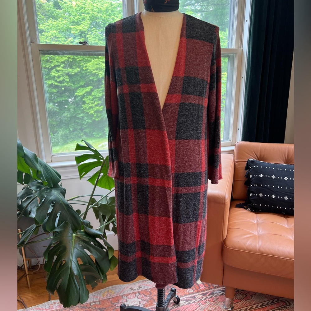 *PLUS SIZE* Cozy Long Duster Sweater